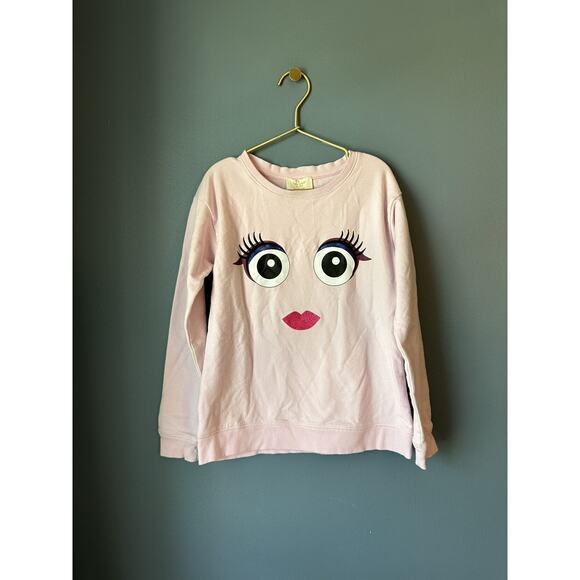 Kate Spade Eyelash Girl Sweatshirt - Picture 1 of 3